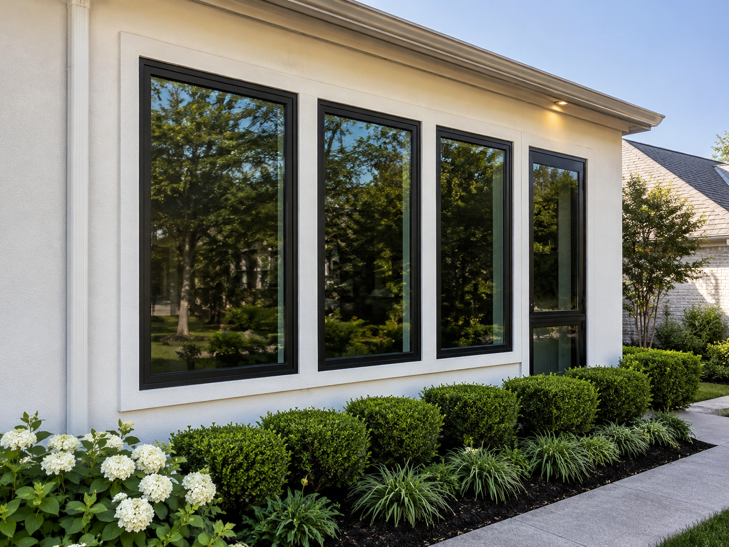 Replacement windows installed on a Niagara home
