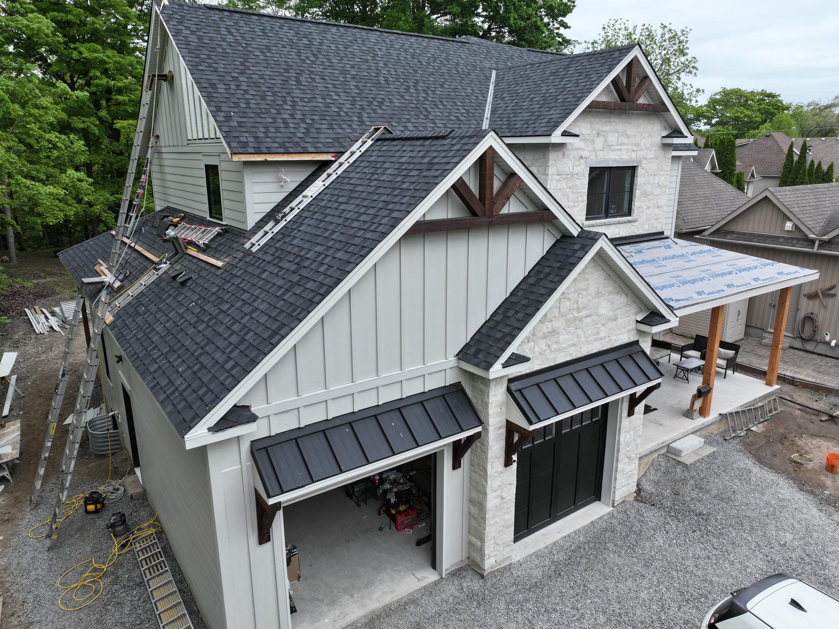 Completed James Hardie fiber cement package by Renovation Xperts Group in Puslinch