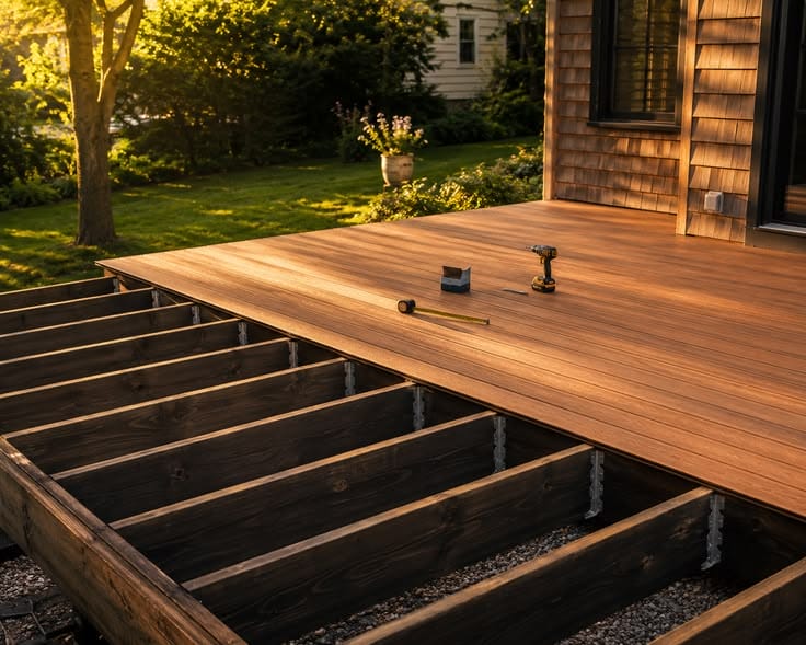 Deck replacement and outdoor living upgrade