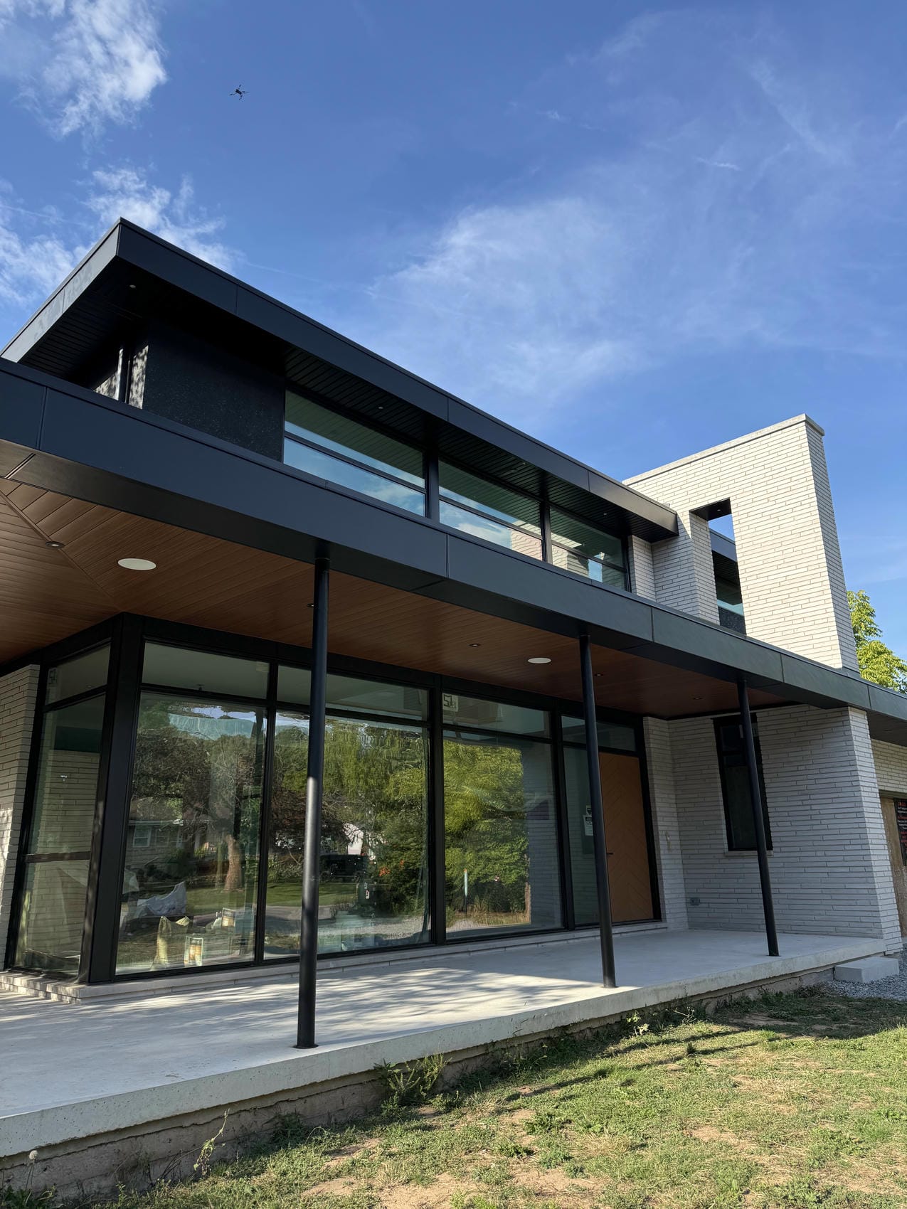 James Hardie siding on luxury new build home in Grimsby